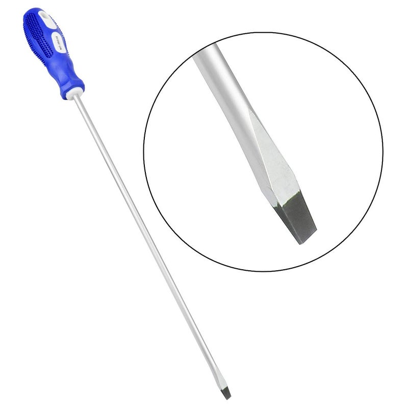 Nxtop 12-inch long screwdriver long handle screwdriver head flat head 6 mm magnetic(2 packs) - Image 4